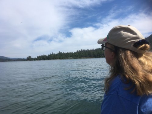 Melissa at the lake